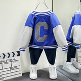 Toddler Boys Jackets Children's Baseball Uniform Coat Spring and Autumn
