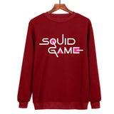 Squid Game Costume Pattern Printed Men's and Women's Loose round Neck Sweater