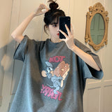 Tom And Jerry T Shirt Loose Chic