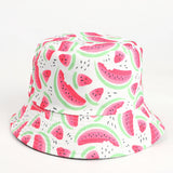 Bucket Hat Fishing Cap Cotton Print Fisherman Hat Flower Fashion Basin Hat for Men and Women Casual Sun Hat