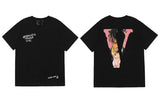 Vlone Shortsleeved Tshirt Men'S Casual Able Men'S Top