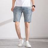 Men Jorts Vintage Embroidery Loose Bermuda Shorts