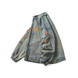 Men Denim Jackets Spring and Autumn Zipper Jacket Denim Jacket Men's Loose