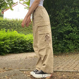 Julia Fox Low Rise Jeans Straight Pocket Overalls Cool Strap Hot Girl Dance Casual
