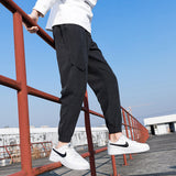 Grey Sweatpants Men's Casual Trousers Spring and Autumn Sweatpants Men