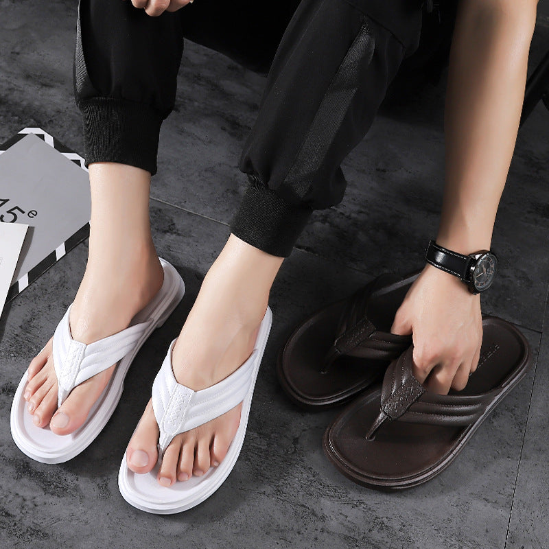 Flip Flops Summer Men's Casual plus Size Flip-Flops Beach Shoes Men