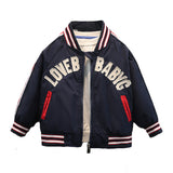 Toddler Boys Jackets Boys' Coat Spring and Autumn Jacket Zip-up Shirt