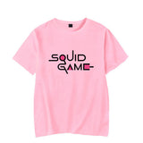Squid Game Costume Printed Short Sleeve Pullover round Neck T-shirt