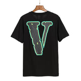 Vlone T Shirt Printed Short Sleeve Able Sweatshirts Summer Clothes Tshirt Vlone