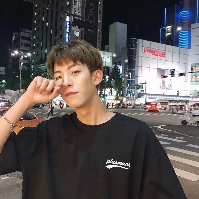 Men T-Shirts Loose Half-Sleeved T-shirt