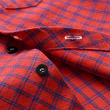 Children Jean Jackets Autumn and Winter White Bottoming Shirt Plaid Autumn Men