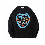 Men Sweater Heart-Shaped Letter Embroidered Sweater Men's Knitwear Long-Sleeved Top