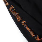 Vlone Sweatshirt Sweater Large V Velvet Long Sleeve Flame Skull Terry Cotton