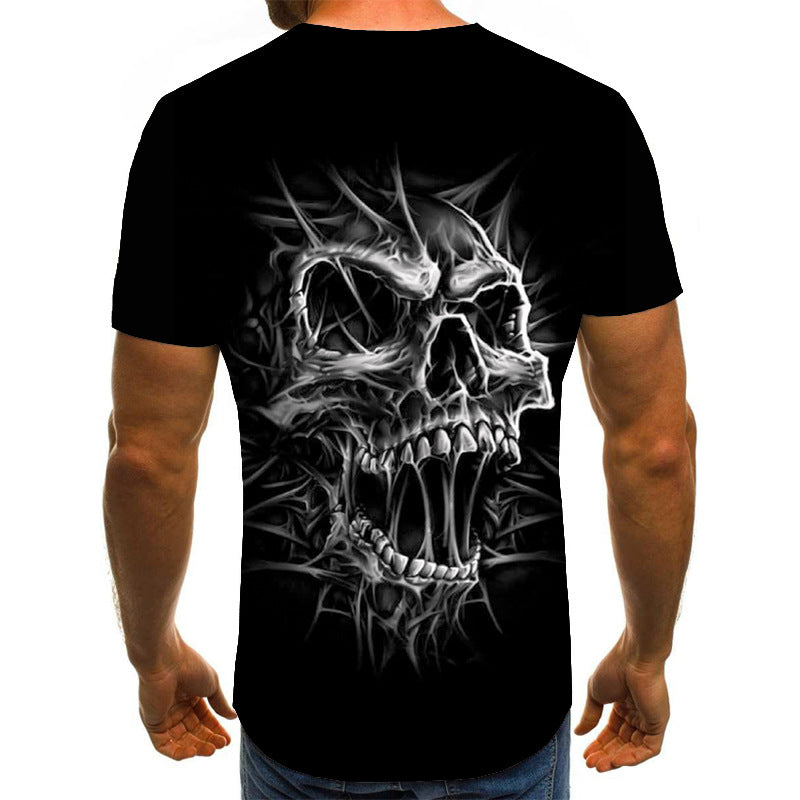Skull T Shirt Horror Skull Print