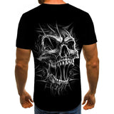 Skull T Shirt Horror Skull Print