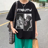 Men T-Shirts Printed Oversize Loose
