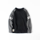 Children Long Sleeve Shirts Autumn Long Sleeve Cotton Boy Long Sleeve