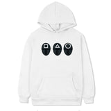 Squid Game Costume Pattern Print Hooded Couple Sweater