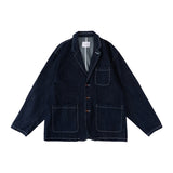 Men Denim Jackets Suit Denim Jacket Retro