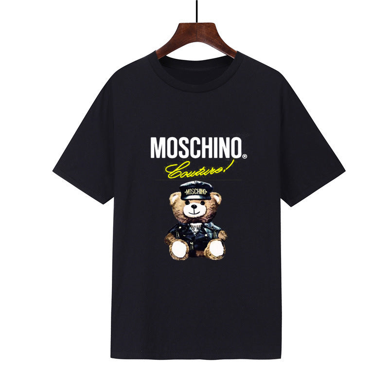 Moschino T Shirt Street Hip-Hop Men'S Short-Sleeved T-Shirt