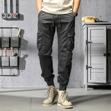 Cuffed Cargo Pants Fall Loose Sports and Leisure