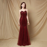 Burgundy Evening Dresses for Weddings Bridal Convention Gown