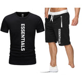 Fog Fear Of God T Shirt & Shorts 2 Piece Set Loose T-Shirt Cotton Men'S Casual Male