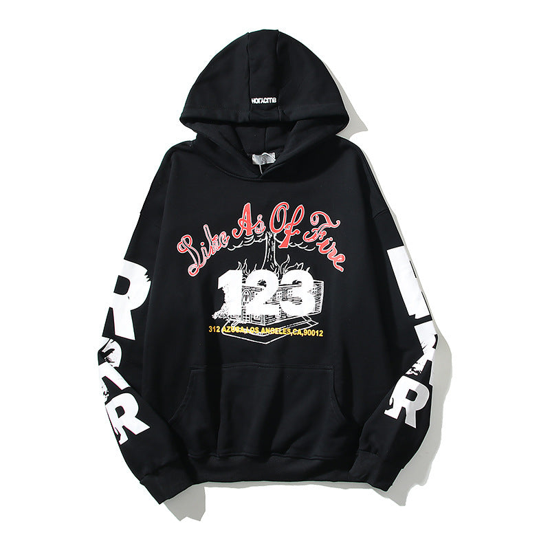 Kanye West Sunday Service Hoodie Personality Printed Hoodie Loose