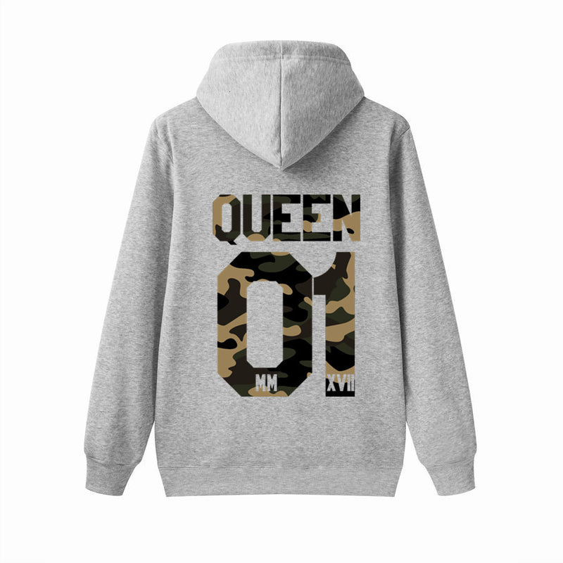 Adolescence Sweatshirt Camouflage Hooded Fleece Sports