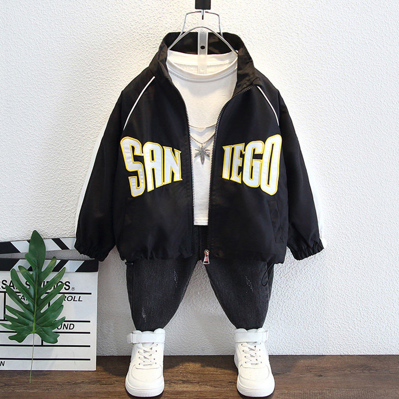 Toddler Boys Jackets Boys' Spring and Autumn Clothes Casual Children