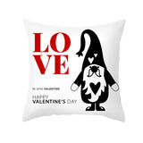 Valentine 'S Day Pillow Covers 4 Piece Random Styles Together, Home Festival Gift Pillow Cushion Cover