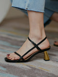 Nude Low Block Heel Word with Chunky Heel