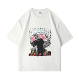 Y2g Shirts for Boys Summer Loose Casual Print Short Sleeve T-shirt