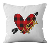 Valentine's Day Pillow Covers 4 Piece Random Styles Together, Holiday Home Gift Pillow Cushion Cover