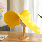 Big Hats Women's Korean-Style Casual Beach Hat Straw Hat