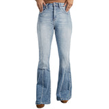 Gloria Vanderbilt Jeans Solid Color Wide Trousers Bootcut Trousers Slim Fit