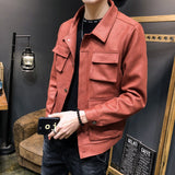 Men's Jackets Lapel Slim Casual