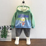 Toddler Boys Sweater Clothes Boys Spring and Autumn Clothes Children's Late Autumn Hooded