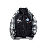 Man Fall Outfis Autumn Street Sports Baseball Uniform Men's Hip Hop Loose Couple Casual Jacket