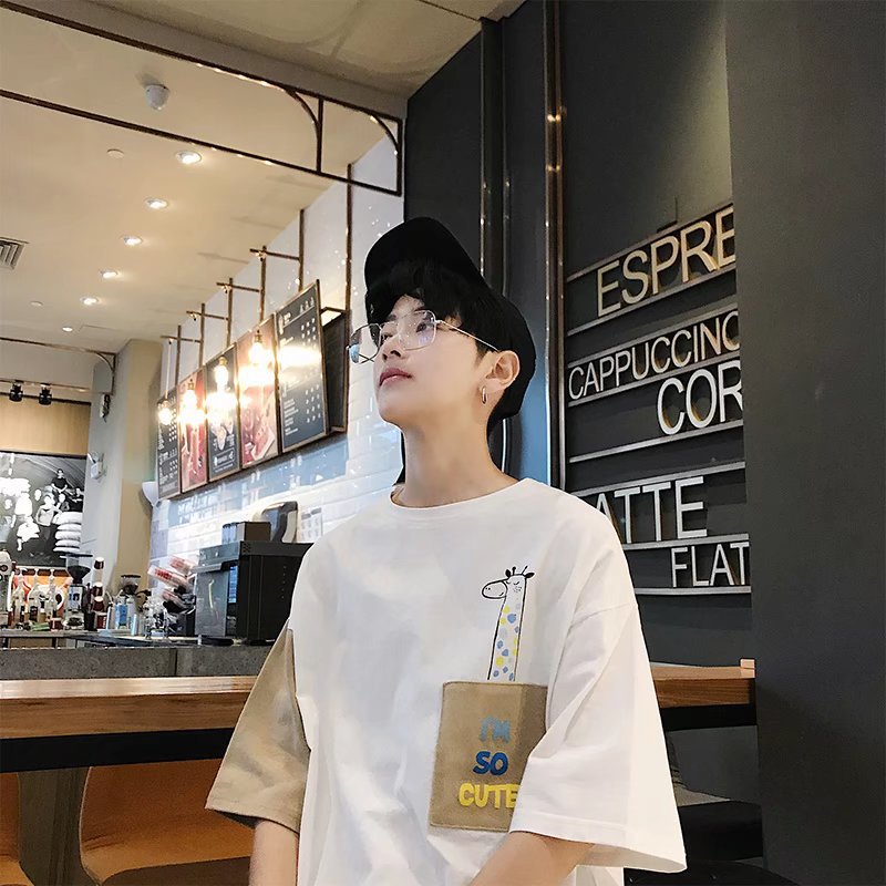 Men T-Shirts Half Sleeve Printed Loose
