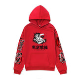 Anime Hoddies Tokyo Ghoul Tokyo Food Print Hoodie Coat