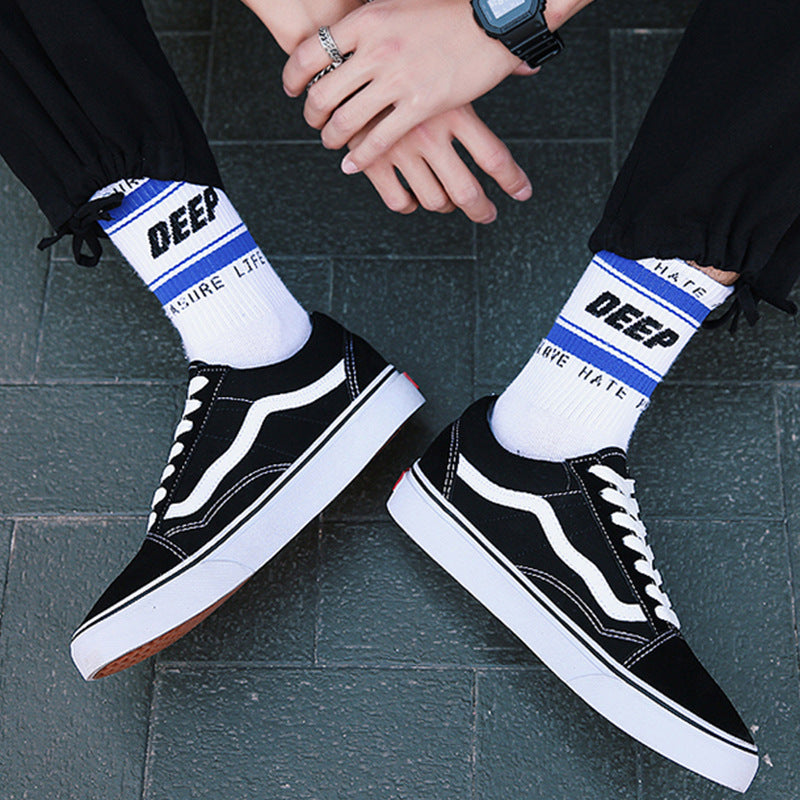 Flat Shoes Men's Shoes Summer Student Low-Top Casual Board Shoes Retro Canvas Shoes