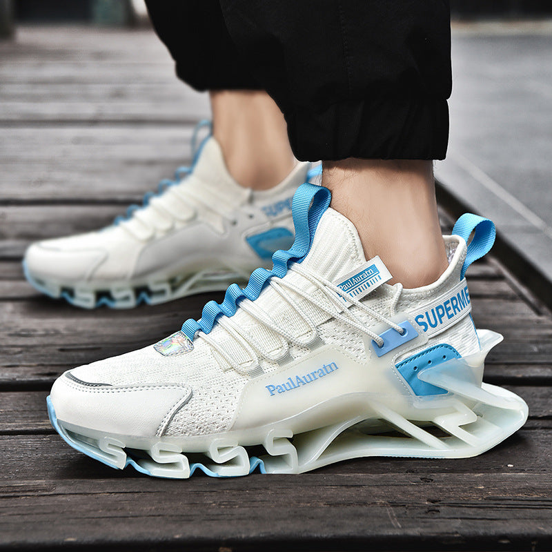 Men Basketball Shoeses Men's Summer Fly Woven Mesh Boys Running Sports Men Basketball Shoeses