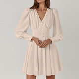 Regency Dress Short Skirt Shirt Dress Court Dress