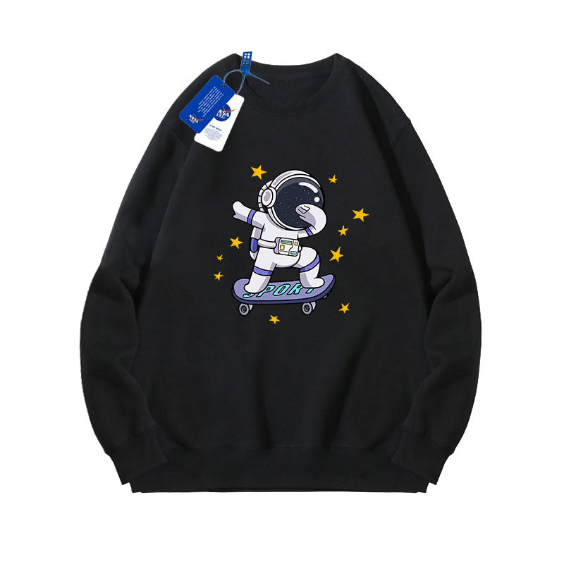 Nasa Children Hoodie Nasa Children'S Round Neck Sweater Spring And Autumn