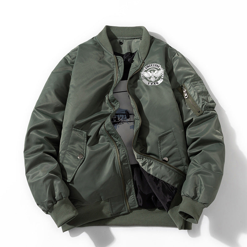 Varsity Jacket Men'S Autumn And Winter Embroidery G Loose