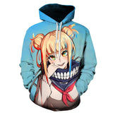 Anime Hoddies My Hero Academia Series 3D Sweater Printed Pullover Zipper Hooded Sweatshirt