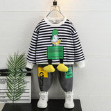 Toddler Boys Sweater Boys Autumn Clothing Two-Piece Fashion Children's Clothing