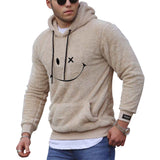 Men Sweats Man Fall Outfits Spring Loose Hooded Floral Print Long Sleeve Pullover Men's