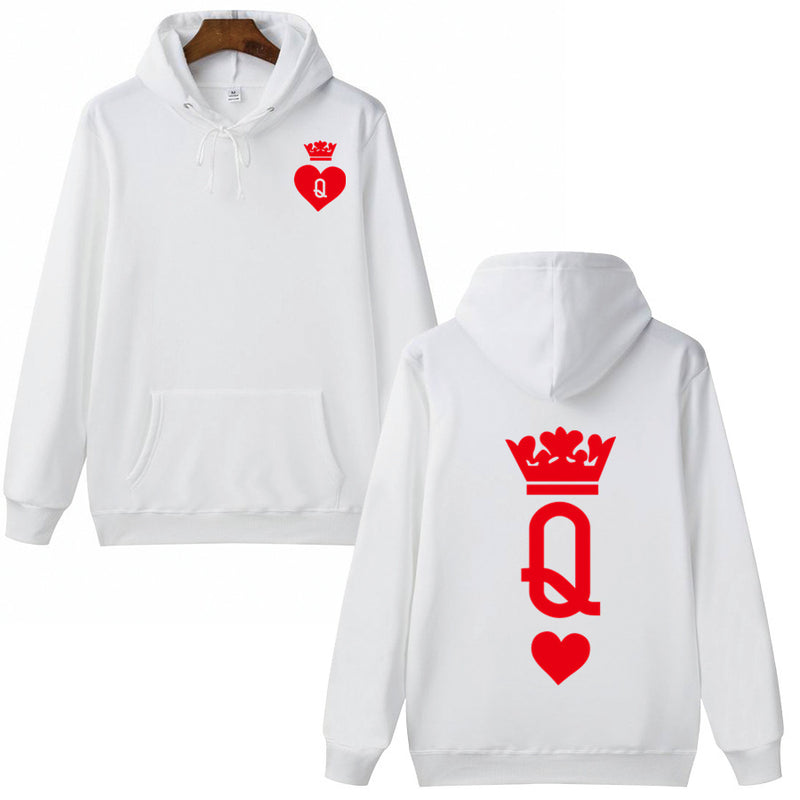 Adolesence Sweatshirt Crown Hooded Long Sleeve